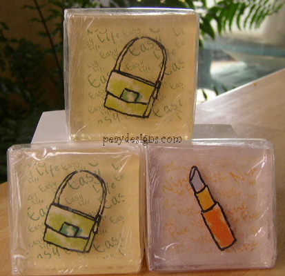 Fashionable Diva's 3pc Transparent Glycerin Soap Collection 3.5oz